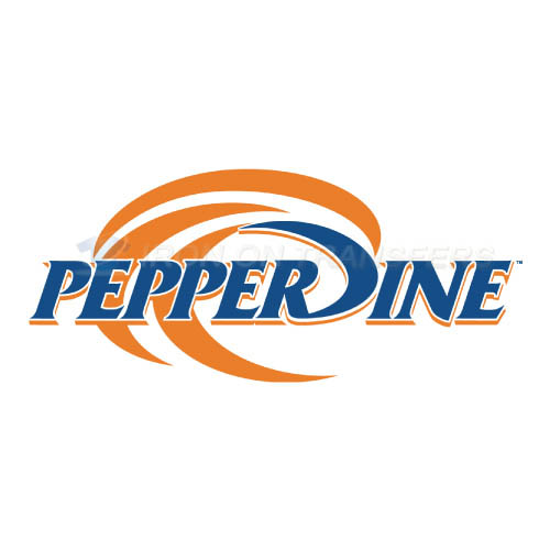 Pepperdine Waves Iron-on Stickers (Heat Transfers)NO.5889